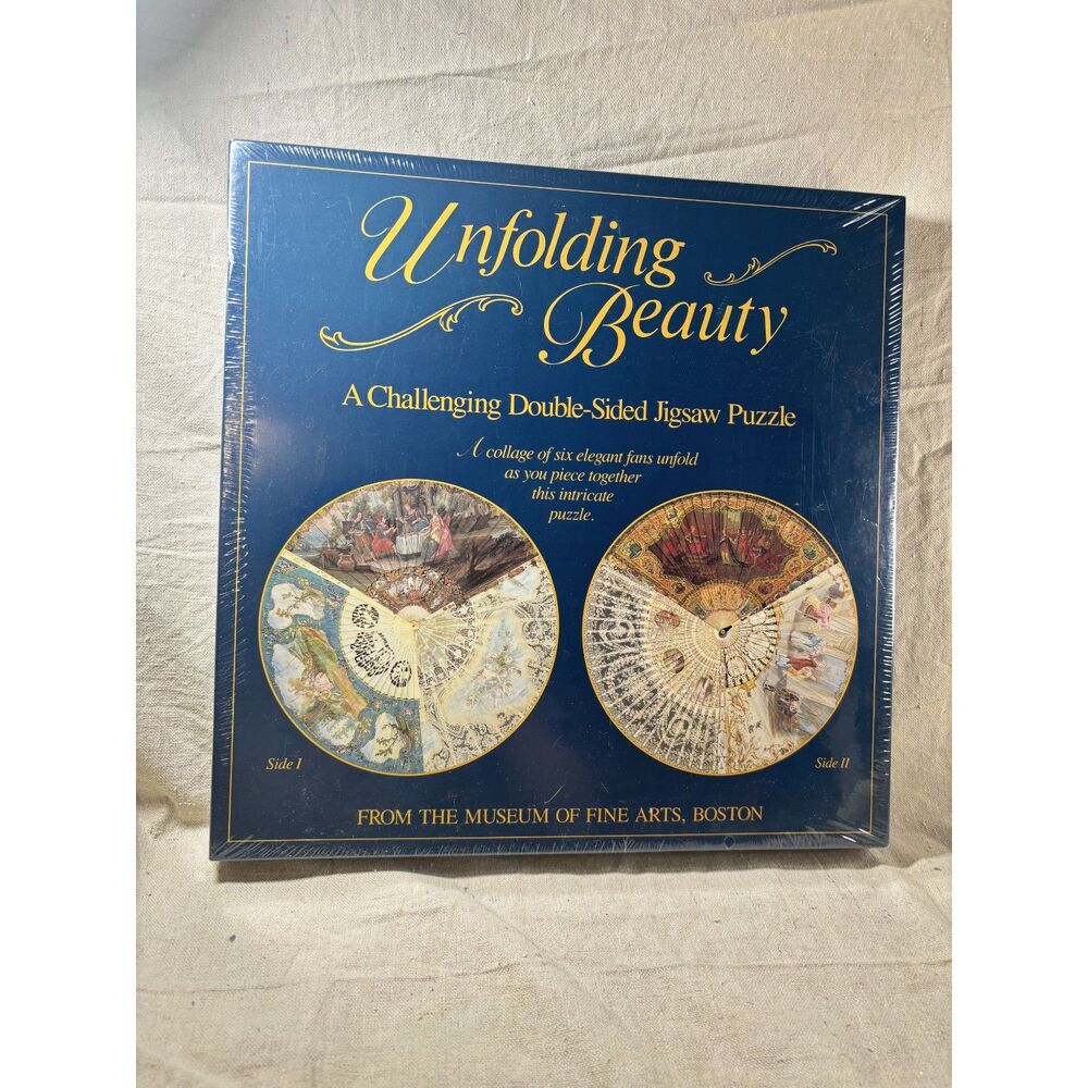 Boston MOFA Puzzle Round 2-sided Classical Art Challenging Fans